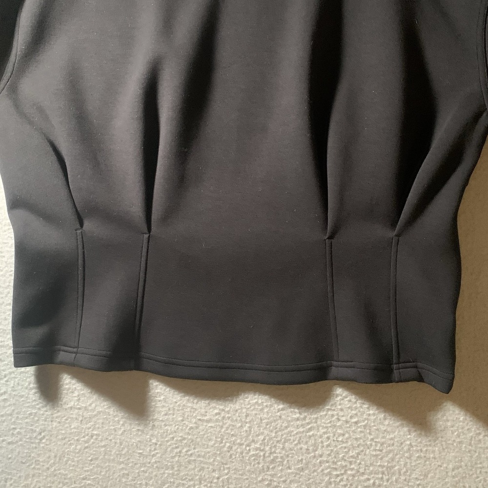 lululemon Gathered Waist Crew Pullover Size12 black - Picture 7 of 10